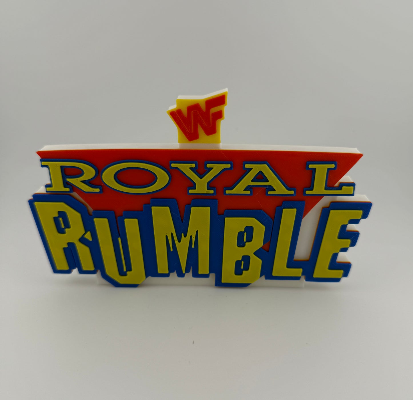 3D Print- Royal Rumble 90s Logo