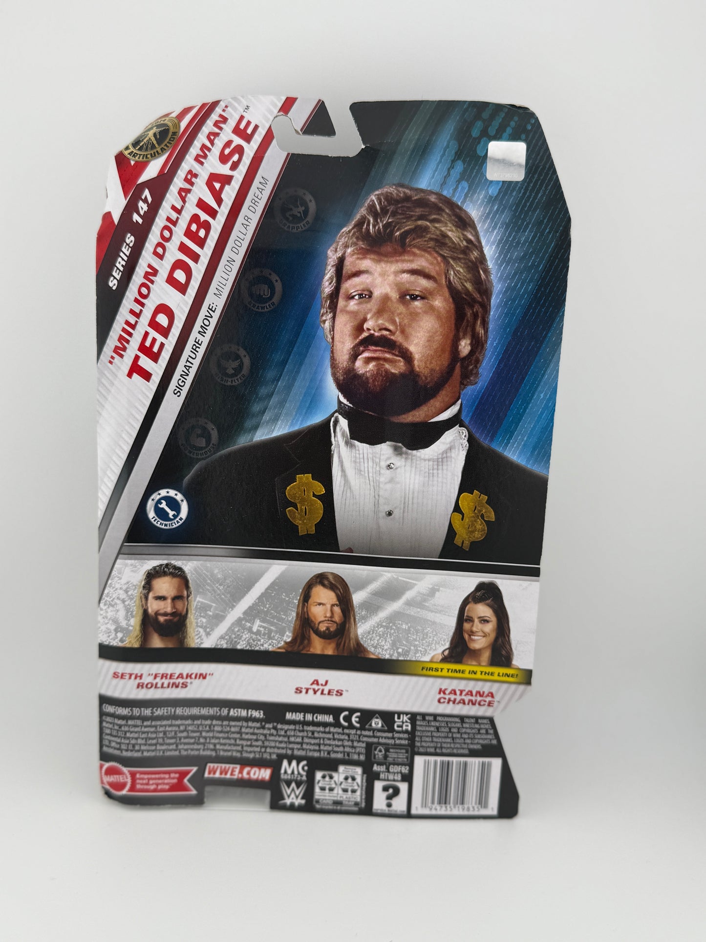 WWE Main Event- Series 147 “Million Dollar Man” Ted Dibiase(Chase) Action Figure