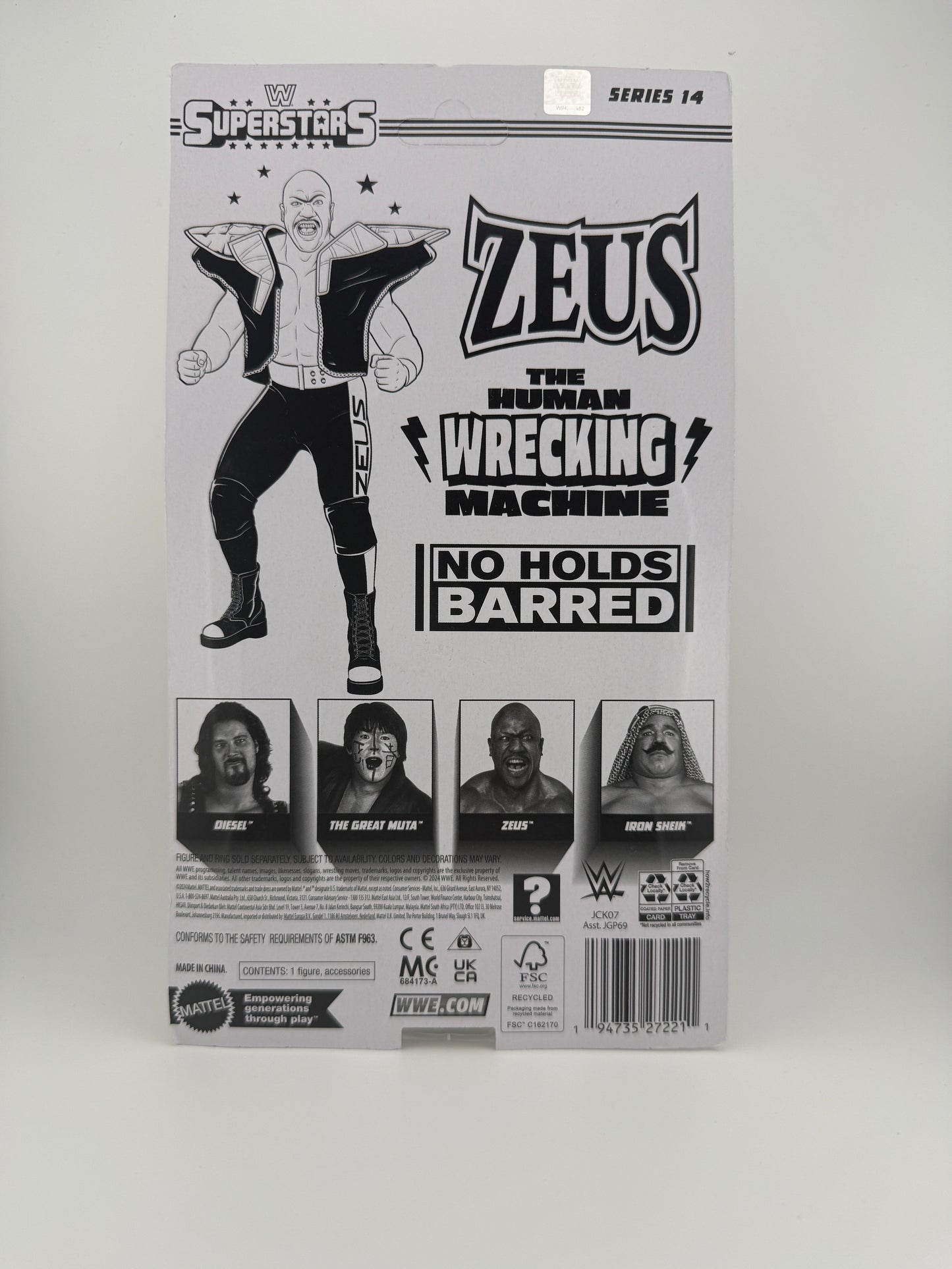 WWE Superstars- Zeus Action Figure
