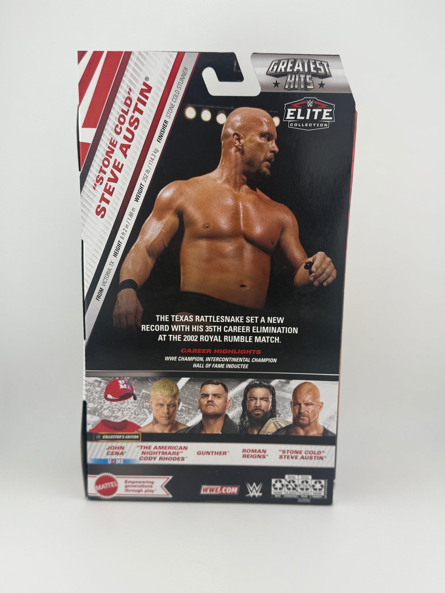 WWE Elite- Greatest Hits Series "Stone Cold" Steve Austin Action Figure