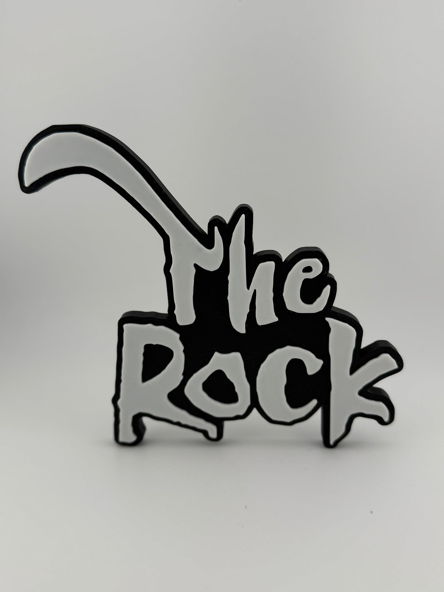 3D Print- The Rock "Eyebrow" Logo