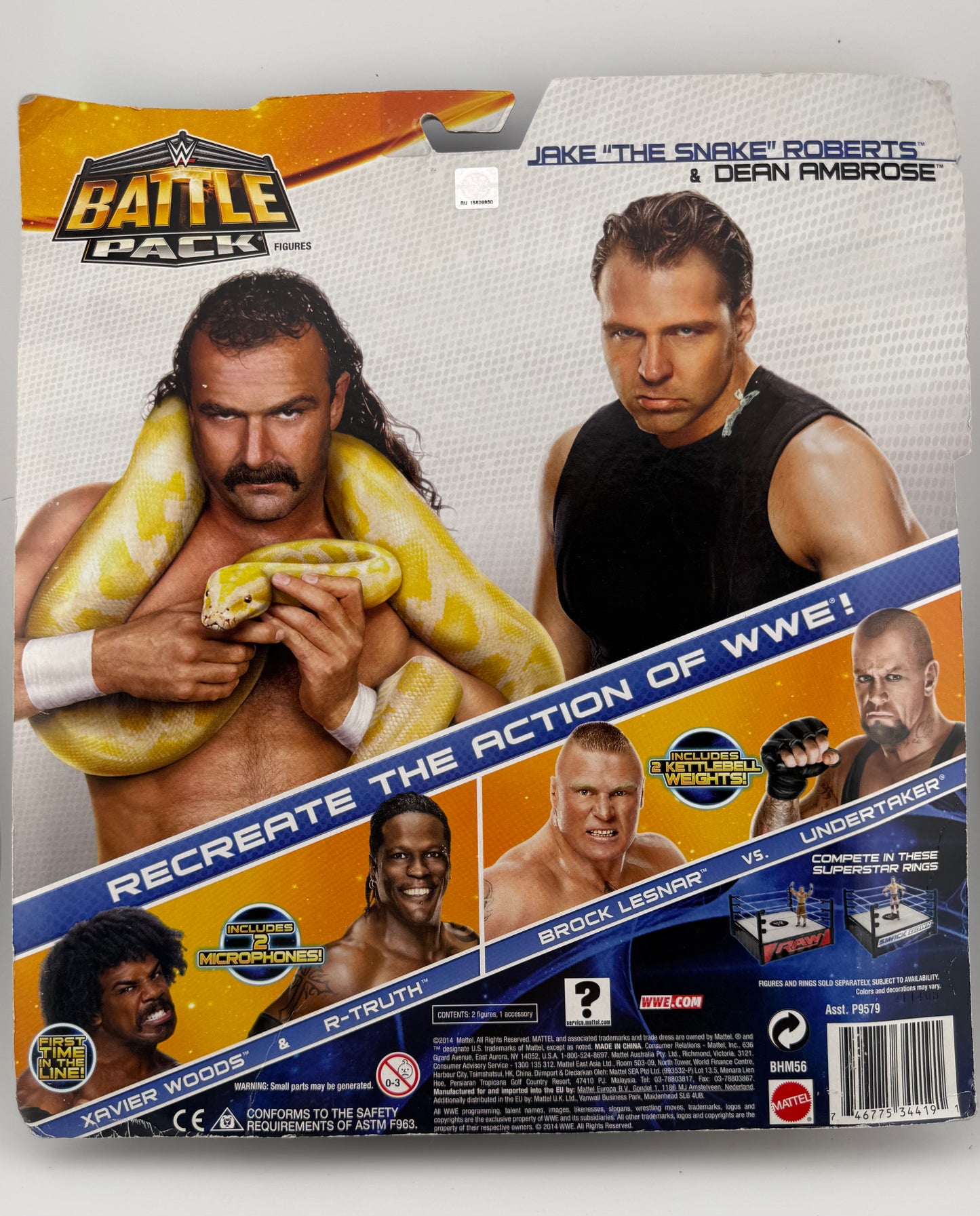 WWE Main Event- Jake "The Snake" Roberts and Dean Ambrose Battlepack