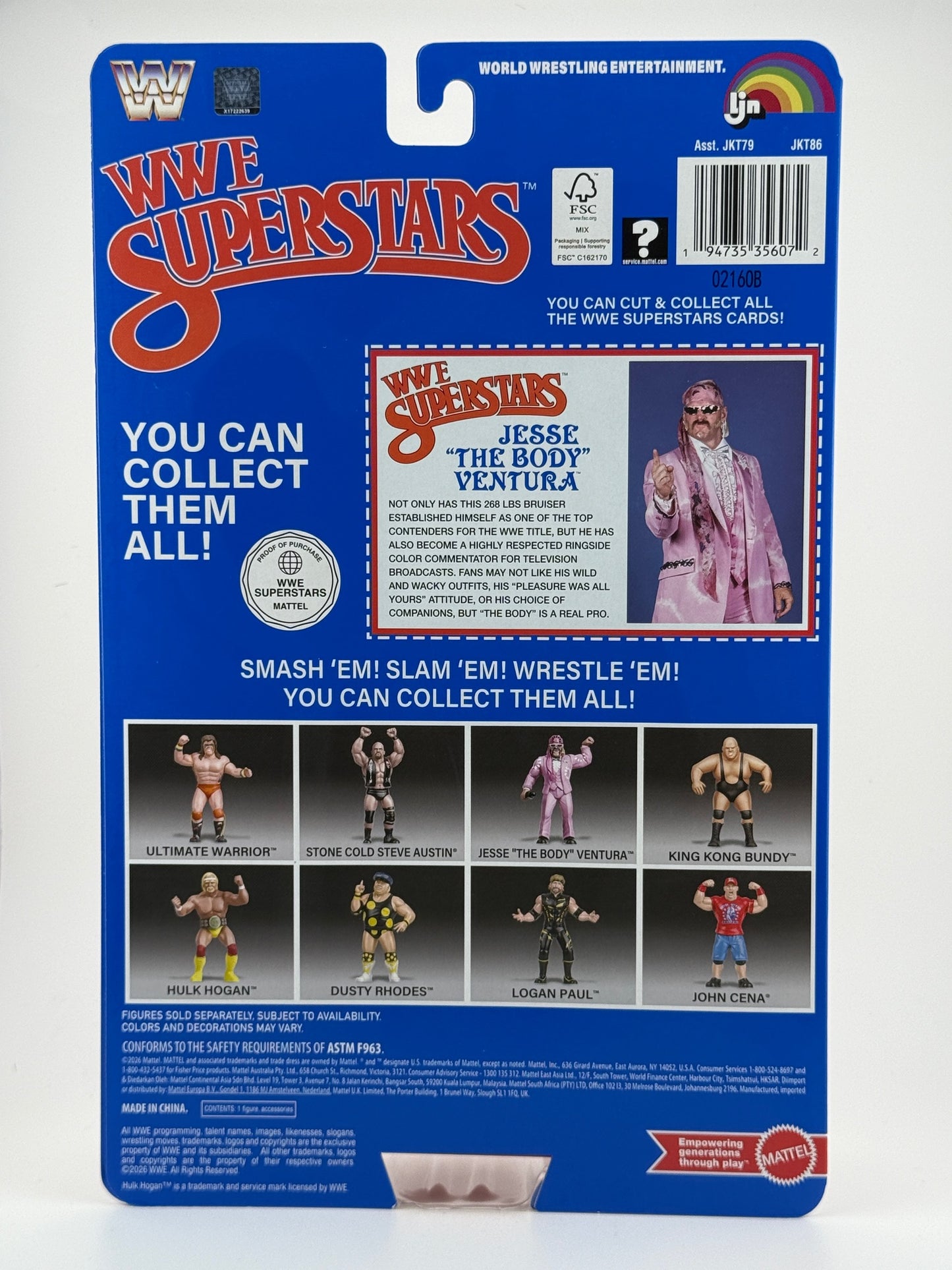 WWE Superstars- Jesse "The Body" Ventura (Black Card)