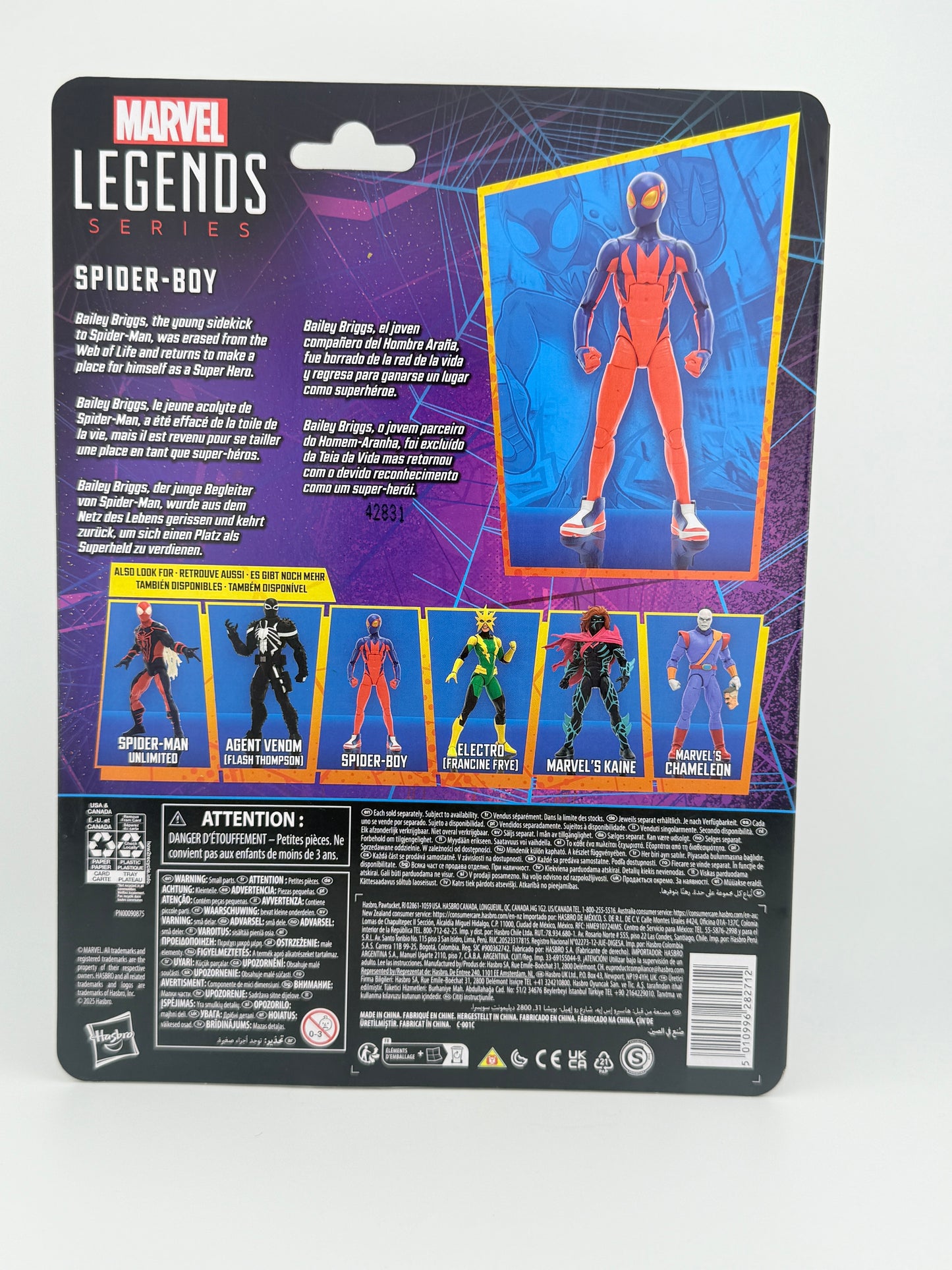 Spider-Man Marvel Legends Spider-Boy 6-Inch Action Figure