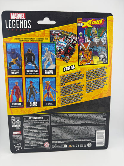 X-Men X-Force Marvel Legends Series Feral Action Figure