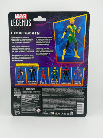 Spider-Man Marvel Legends Electro (Francine Frye) 6-Inch Action Figure
