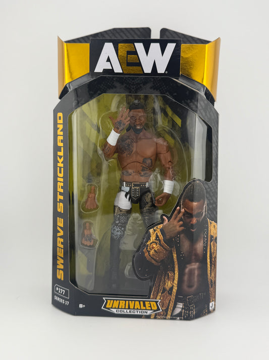 AEW- Unrivaled Series 17 Swerve Strickland (#177) Action Figure