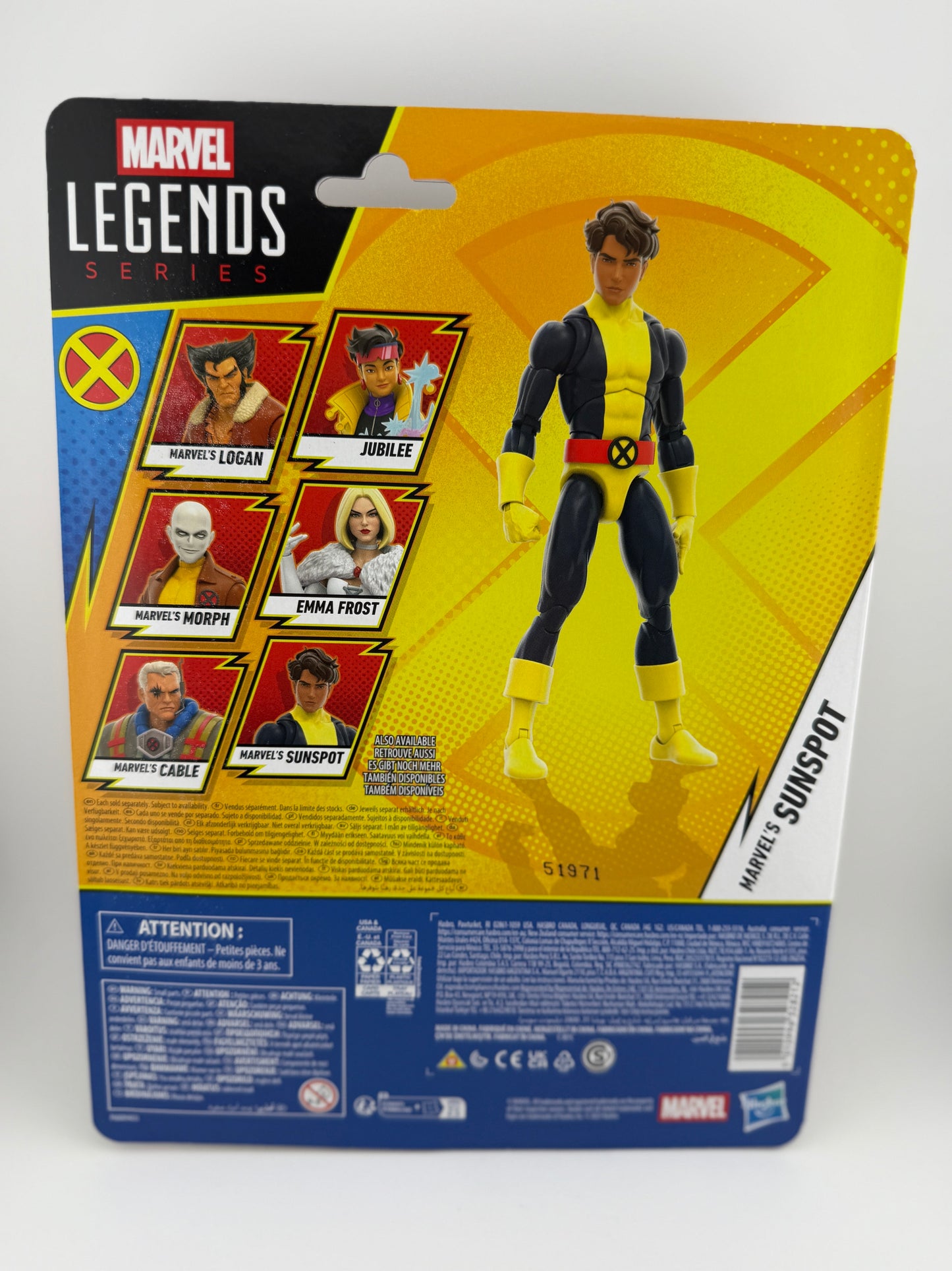 X-Men 97 Marvel Legends 6-inch Sunspot Action Figure