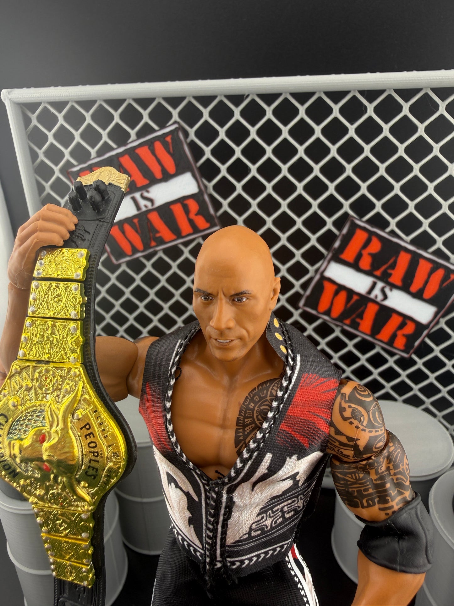 WWE Ultimate(Loose Figure)- The Rock Action Figure