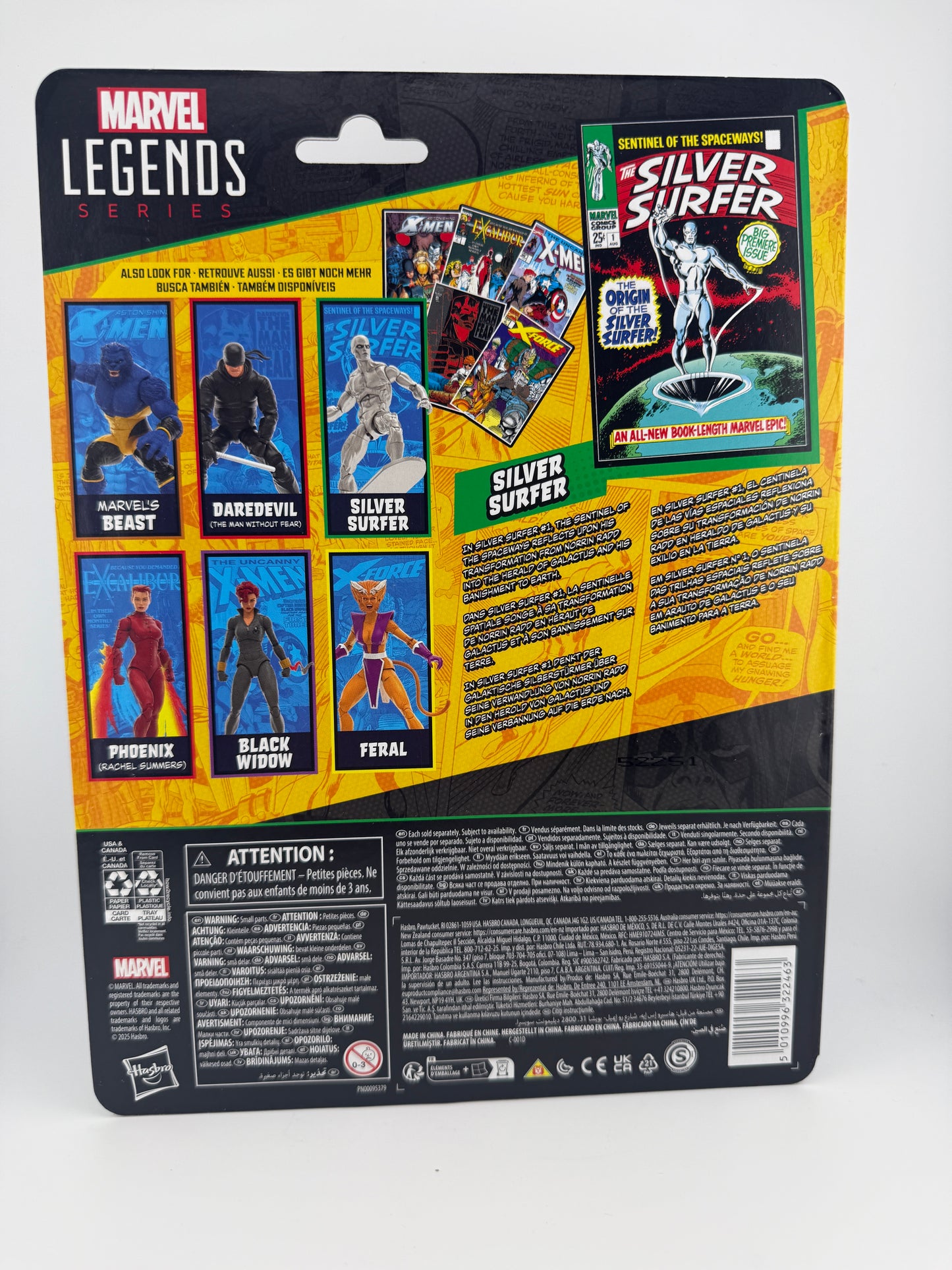 Fantastic Four Marvel Legends Series Silver Surfer Action Figure