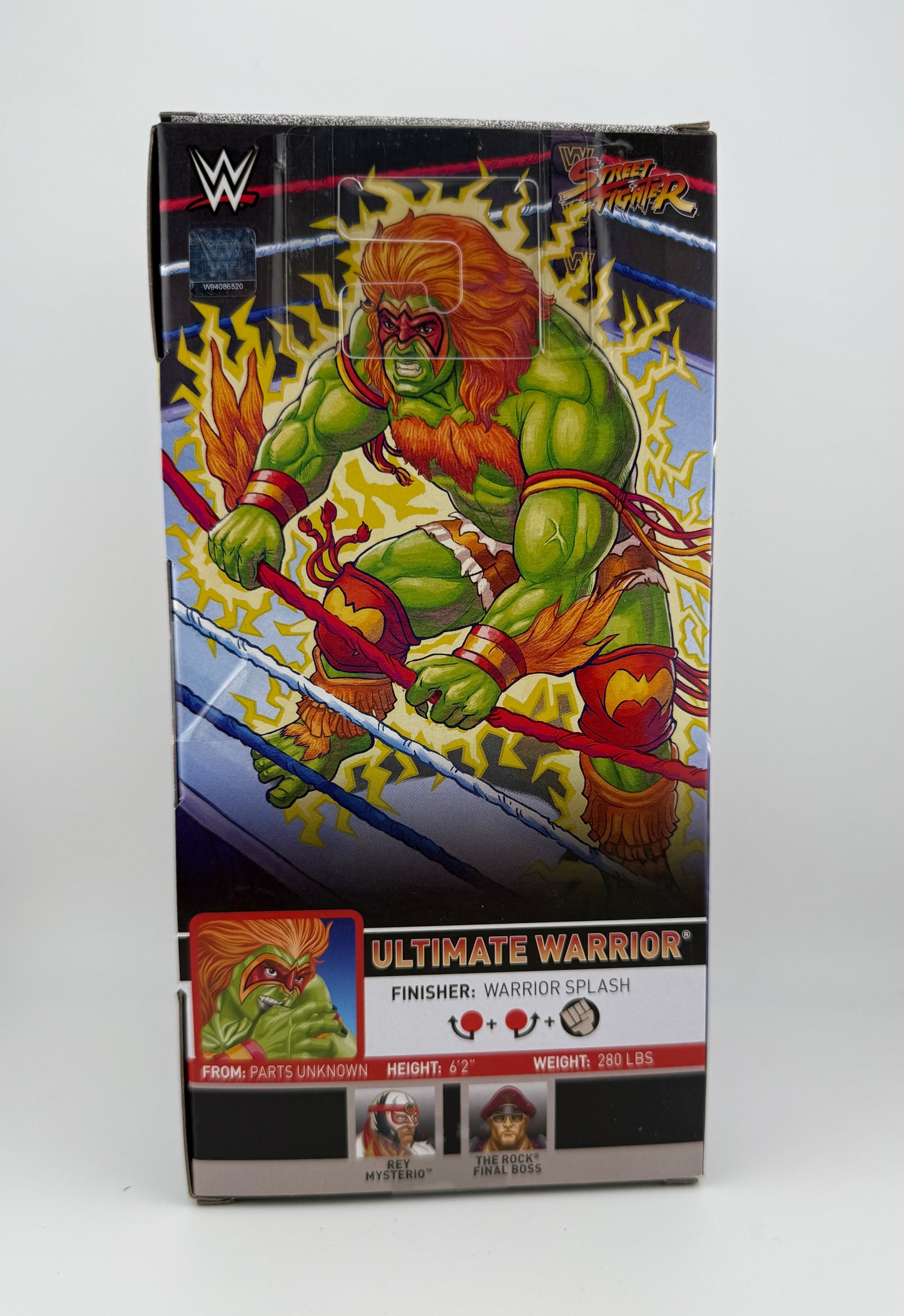 WWE Elite- Street Fighter x WWE Series Ultimate Warrior Action Figure