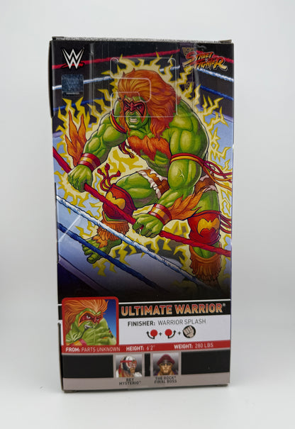 WWE Elite- Street Fighter x WWE Series Ultimate Warrior Action Figure