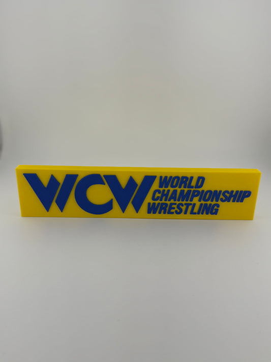3D Print- WCW Vintage Logo