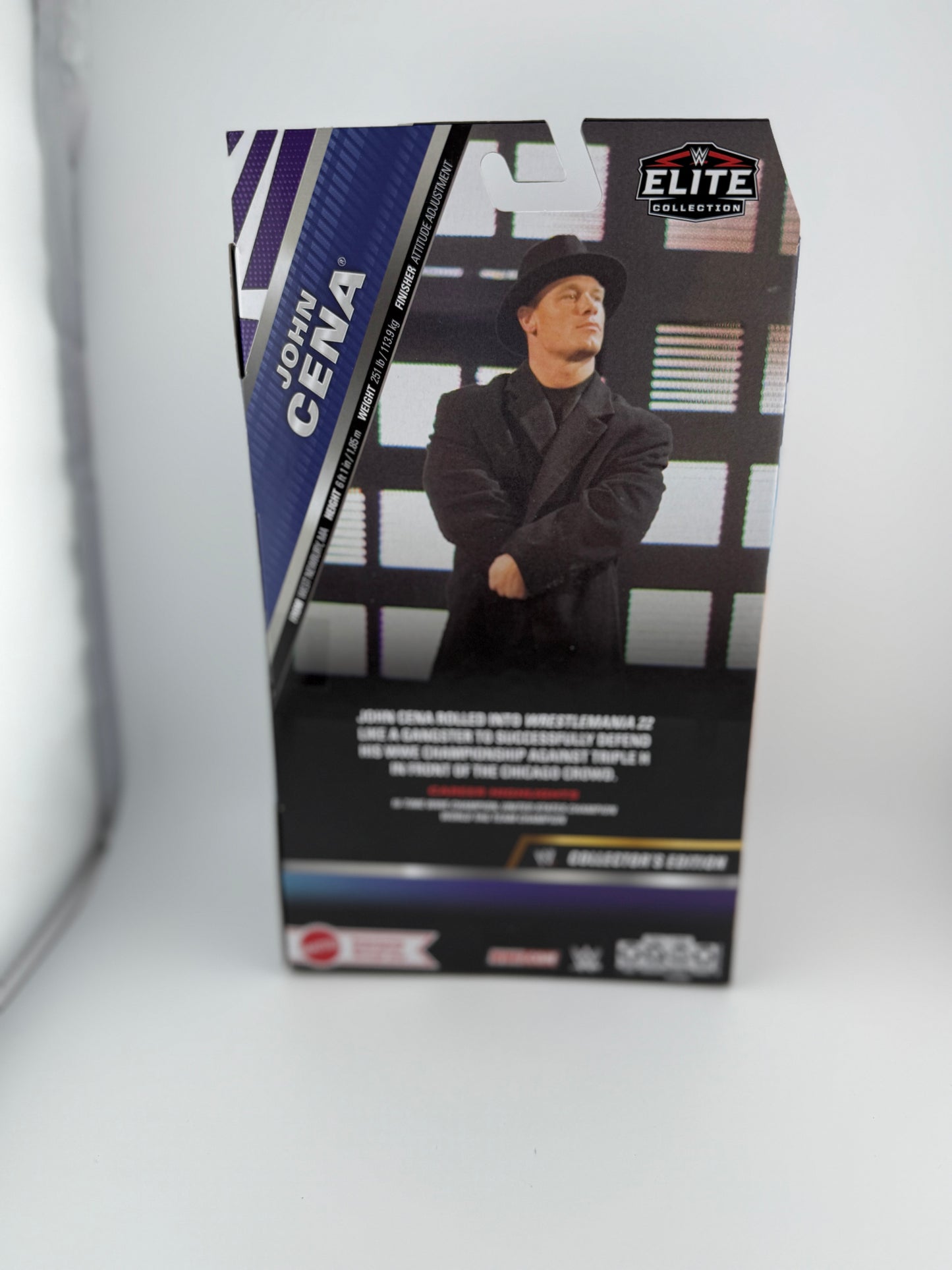 WWE Elite- John Cena Series 118(WM 22 Mobster Attire) Collector's Edition Action Figure