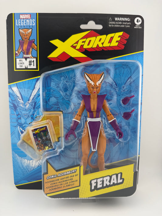 X-Men X-Force Marvel Legends Series Feral Action Figure