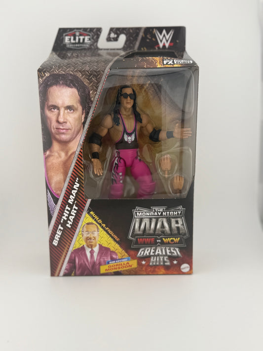WWE Elite- MNW Greatest Hits Series 2 Bret “Hitman” Hart Action Figure