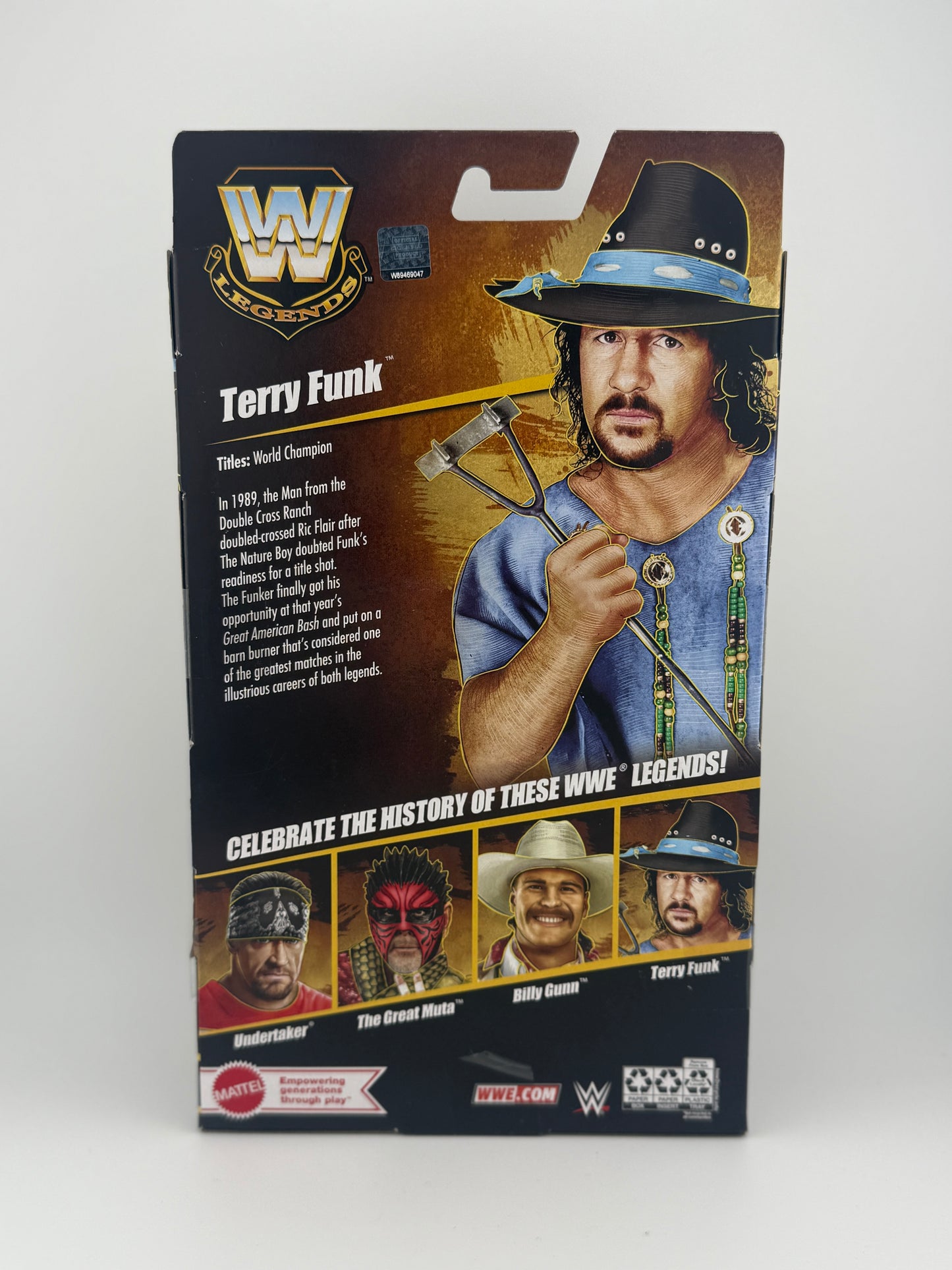 WWE Elite- Legends Series 27 Terry Funk (Chase) Action Figure