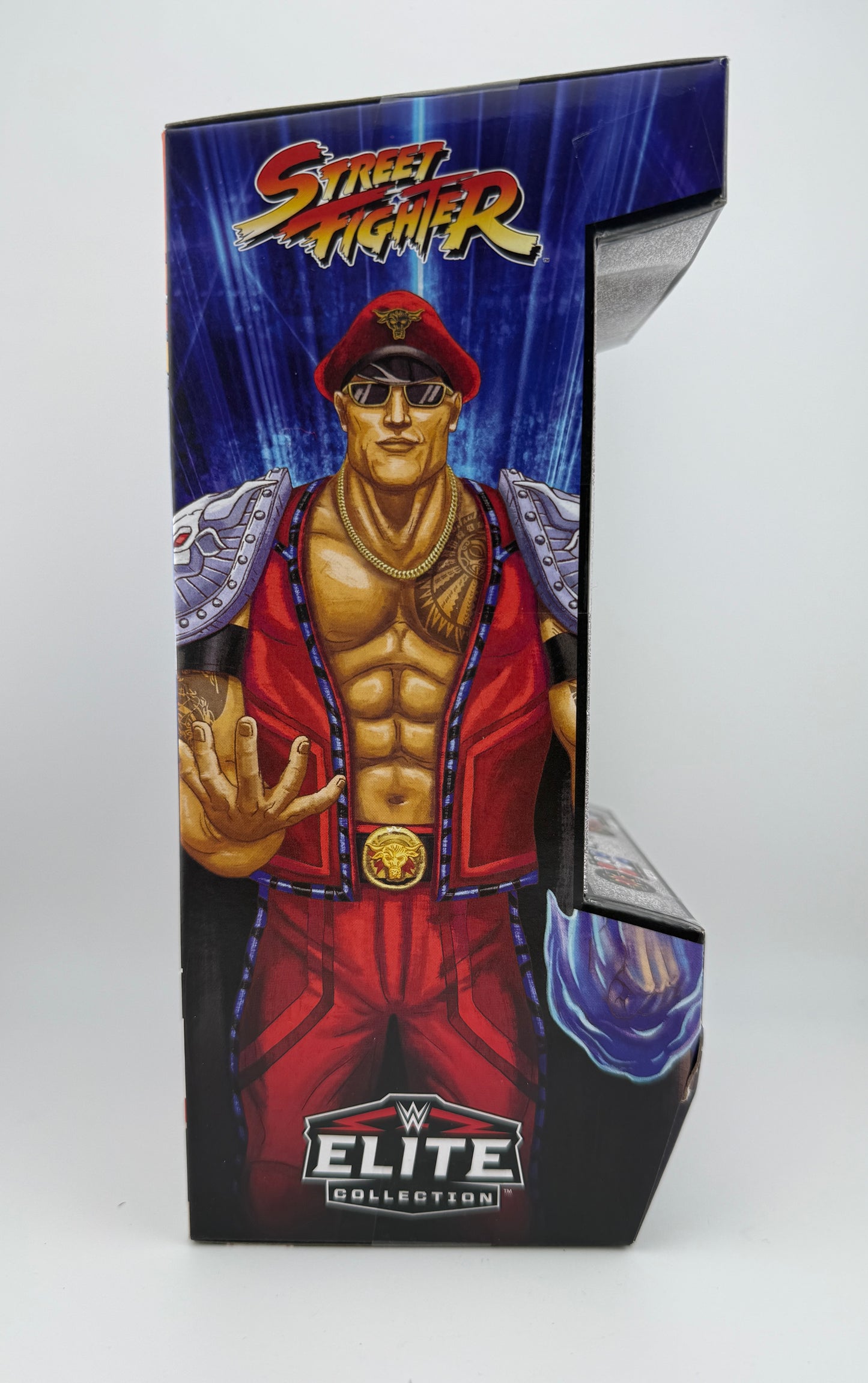 WWE Elite- Street Fighter x WWE Series The Rock Action Figure