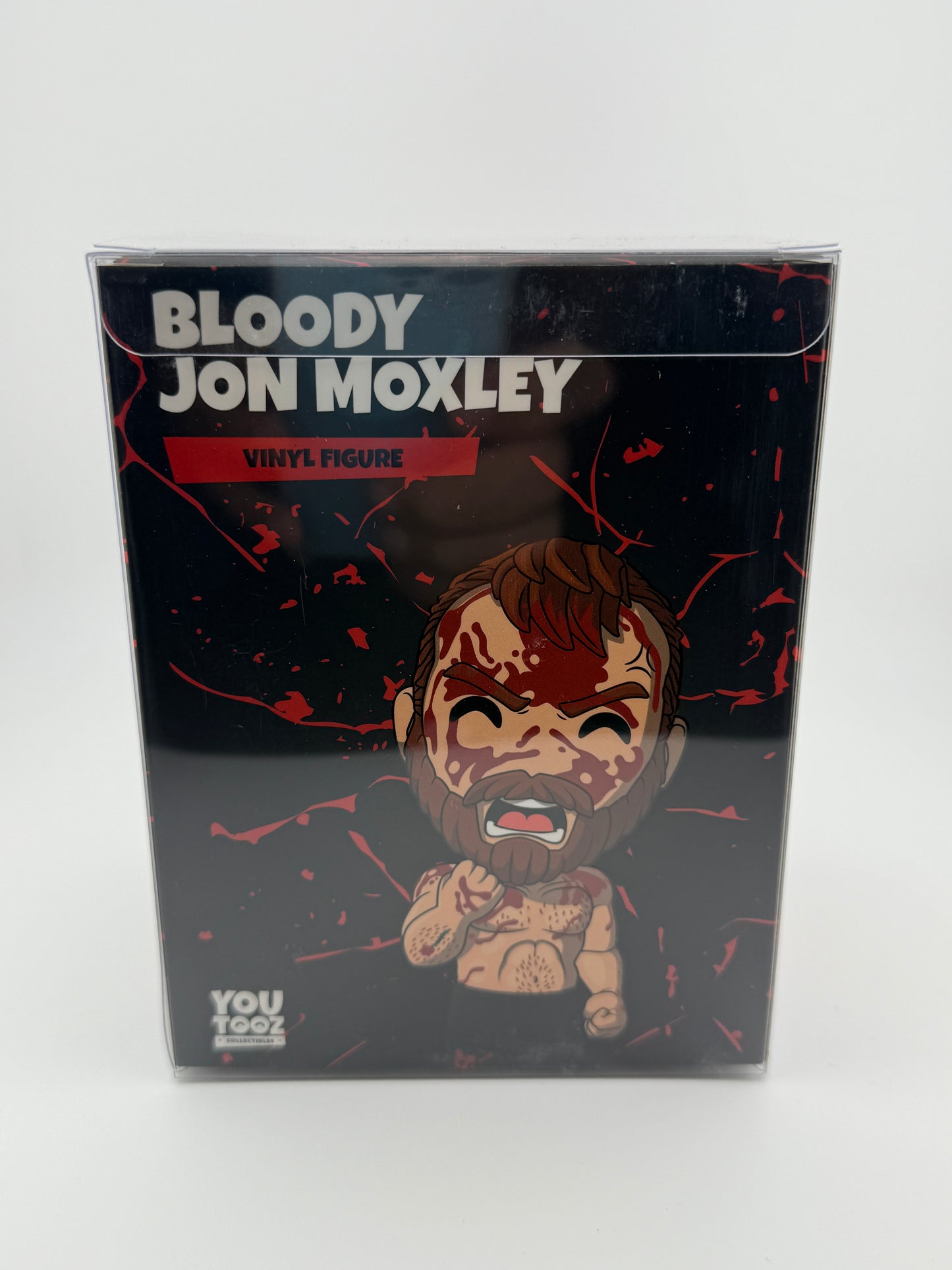 AEW Collection Bloody Jon Moxley /1000 Variant Vinyl Figure #9 - Entertainment Earth Exclusive