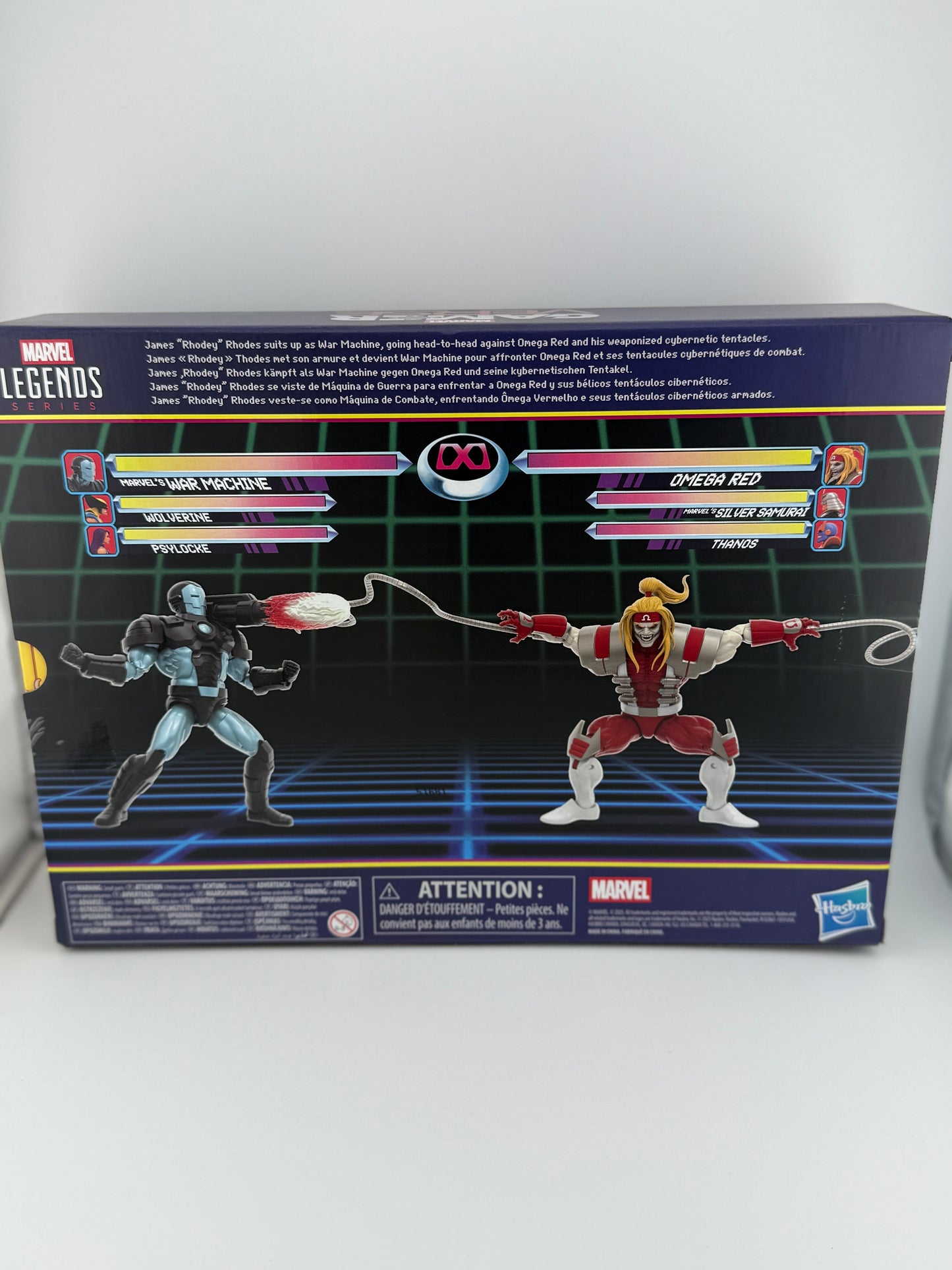 Marvel- Legends Series Gamerverse Marvel's War Machine vs Marvel's Omega Red Action Figures