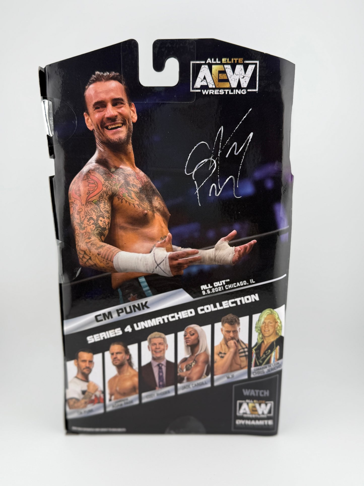 AEW- Unmatched Series 4 CM Punk(#25) Action Figure