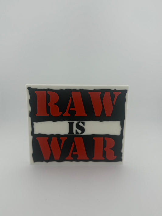 3D Print- Raw is War Logo