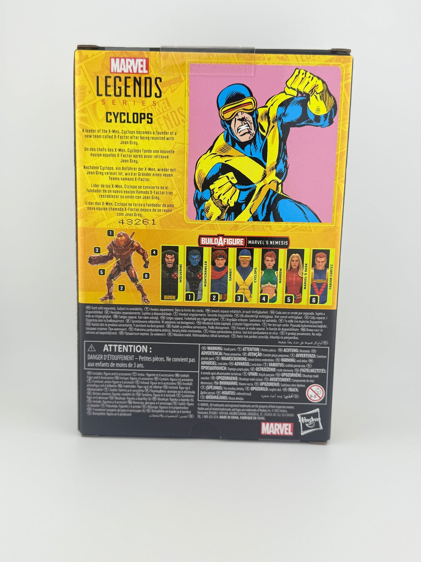 X-Men Marvel Legends X-Factor Cyclops 6-Inch Action Figure