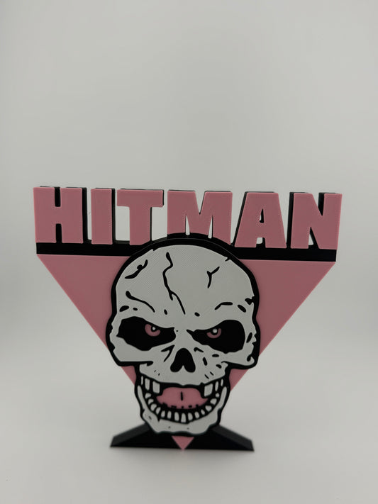 3D Print- Bret Hart "Hitman" Logo