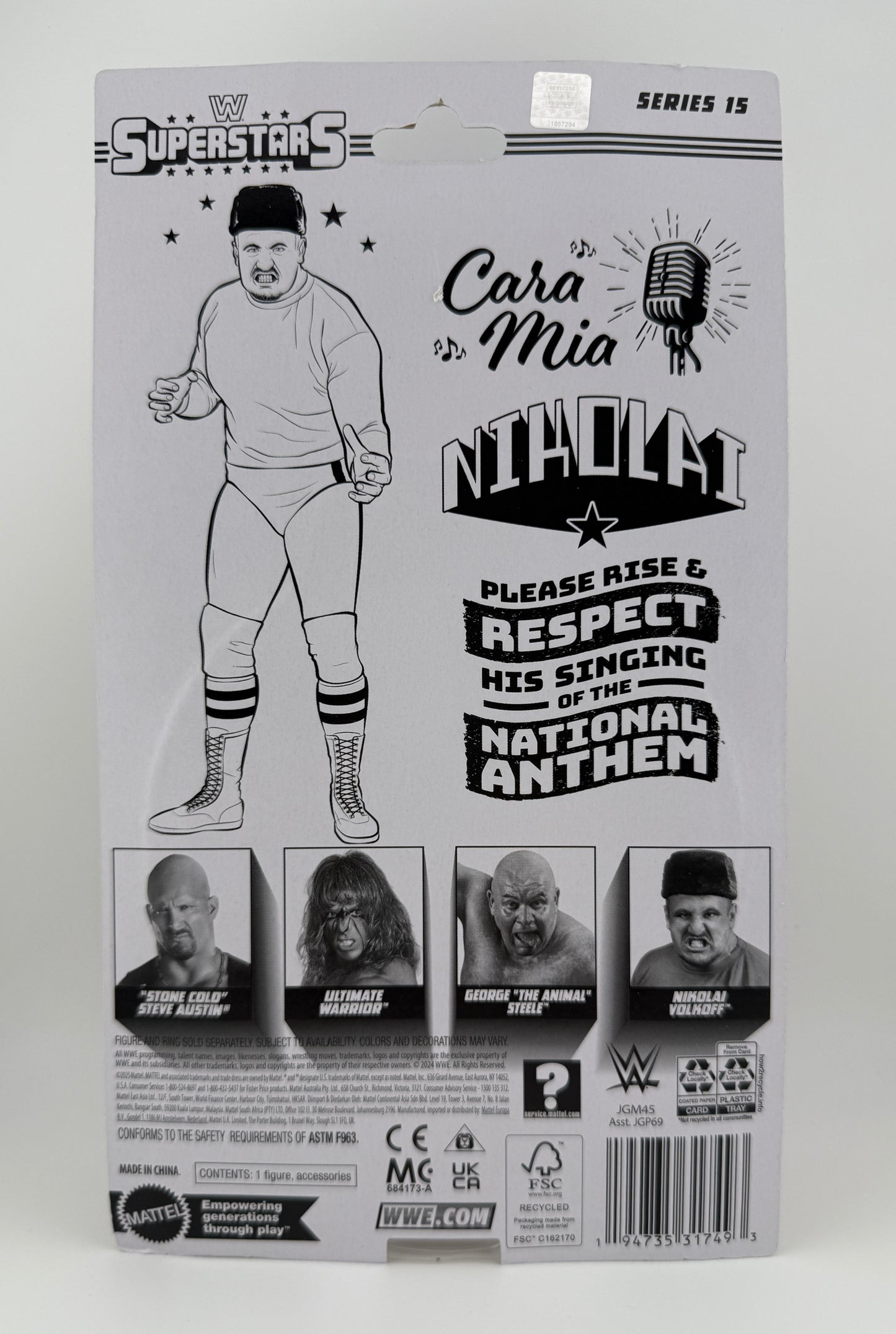 WWE Superstars- Nikolai Volkoff Action Figure