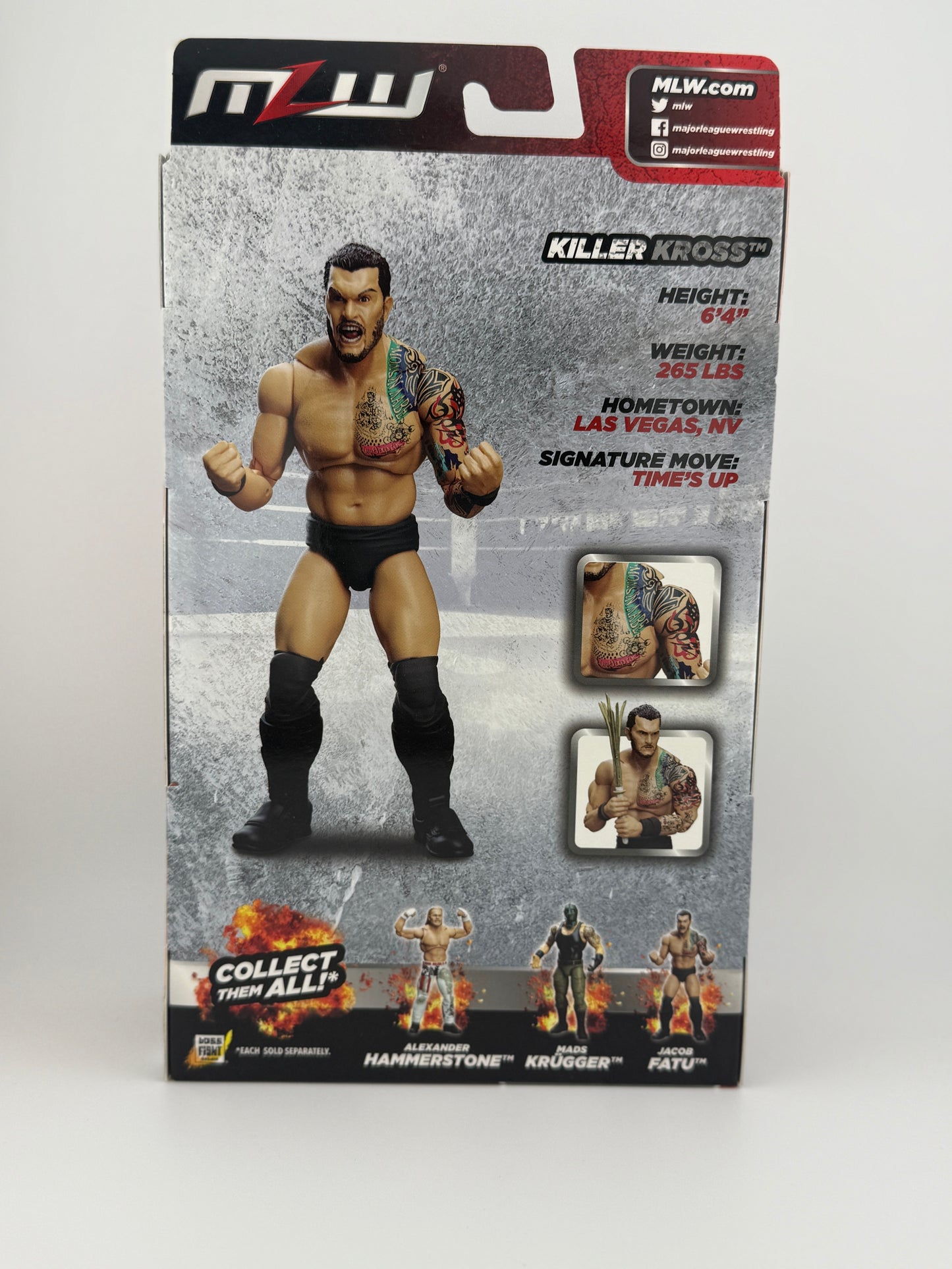 MLW- Killer Kross Action Figure(Boss Fight Studios)