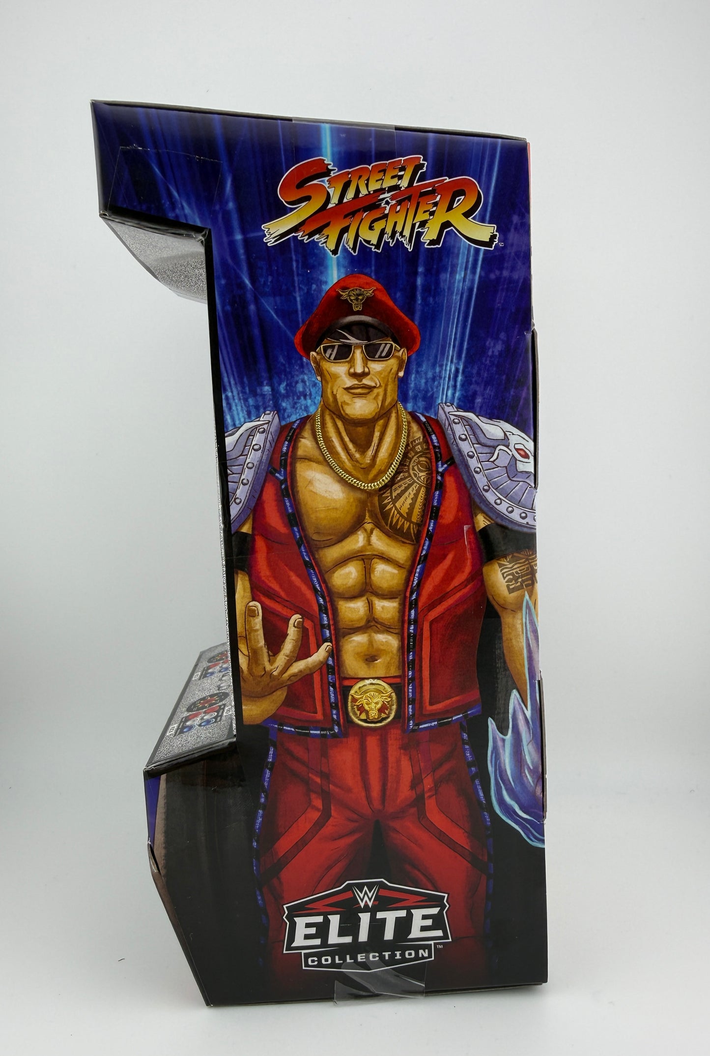 WWE Elite- Street Fighter x WWE Series The Rock Action Figure