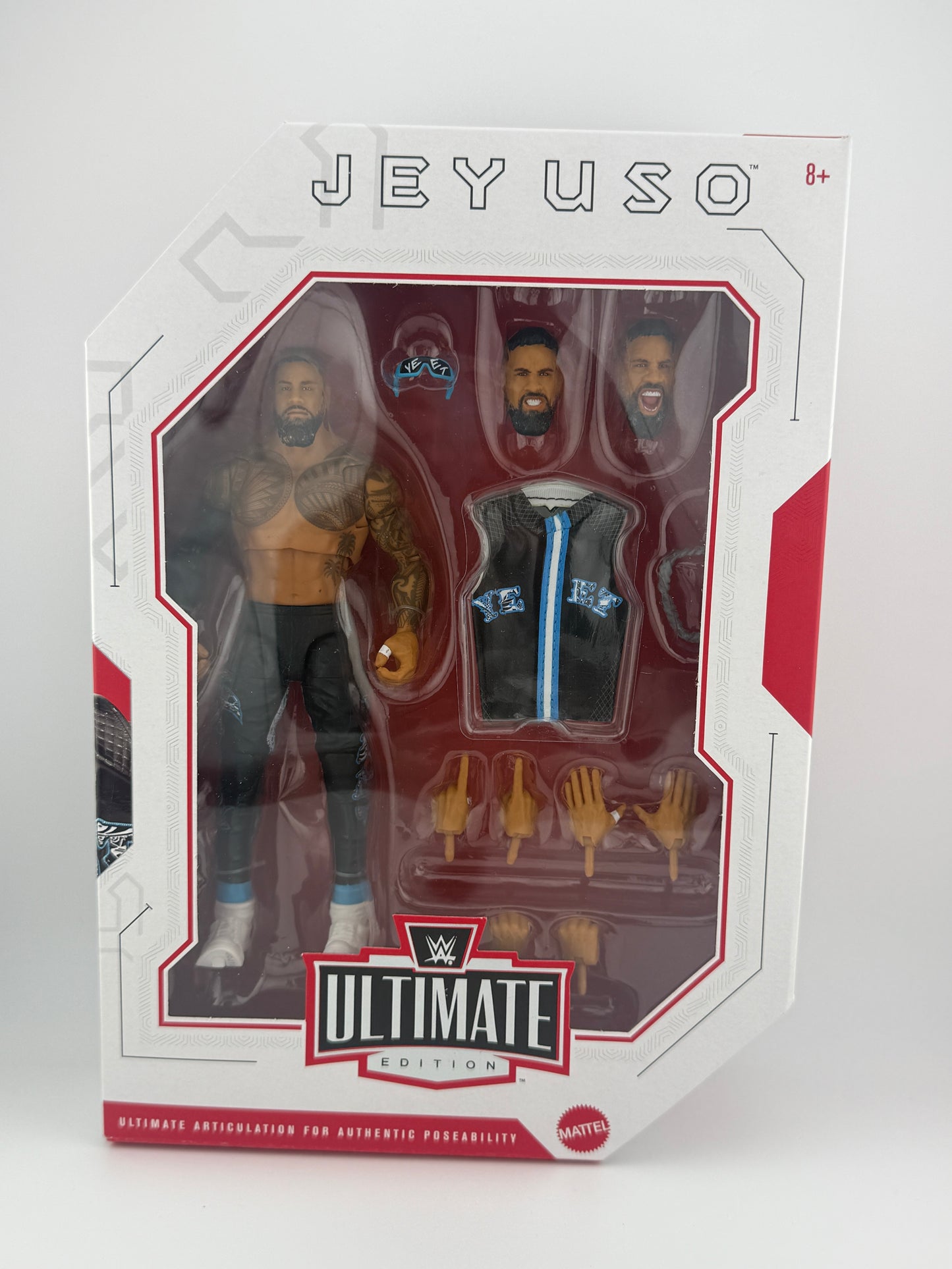 WWE Ultimate- Jey Uso(White Shoes) Action Figure