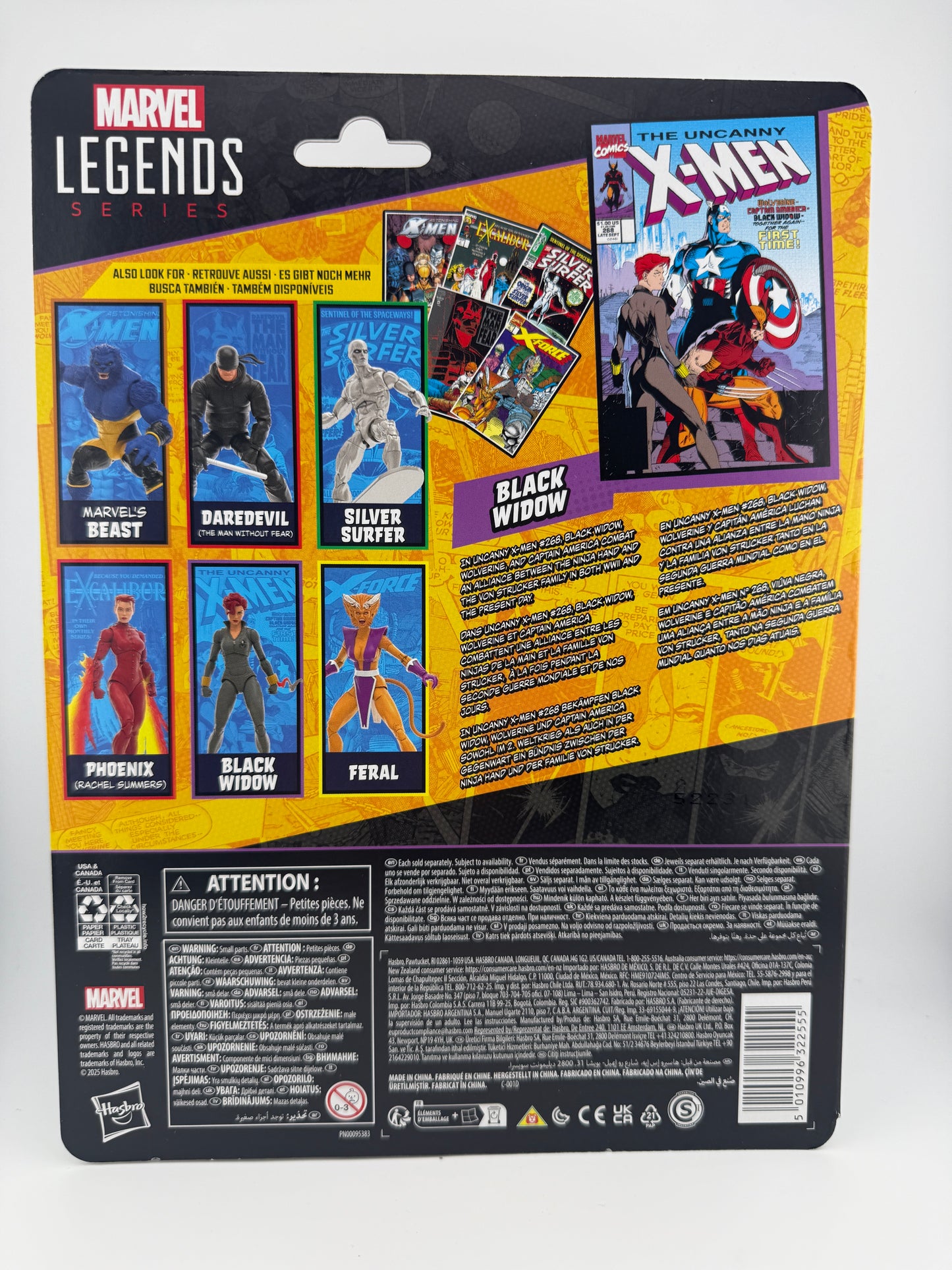 Black Widow Marvel Legends Series Black Widow Action Figure