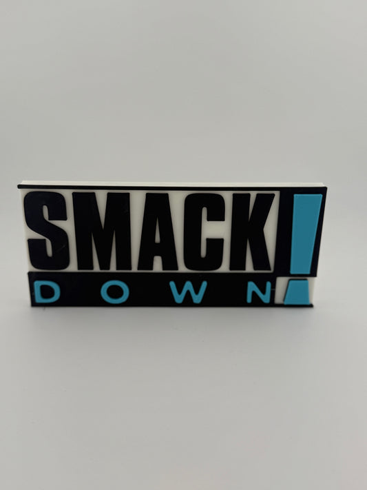 3D Print- Smackdown Retro Logo