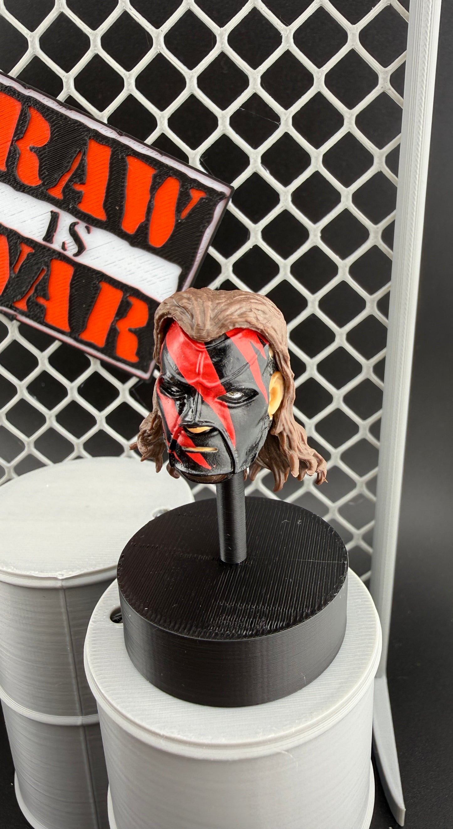 WWE Ultimate(Loose Figure)- Kane (Raw Ring) Action Figure