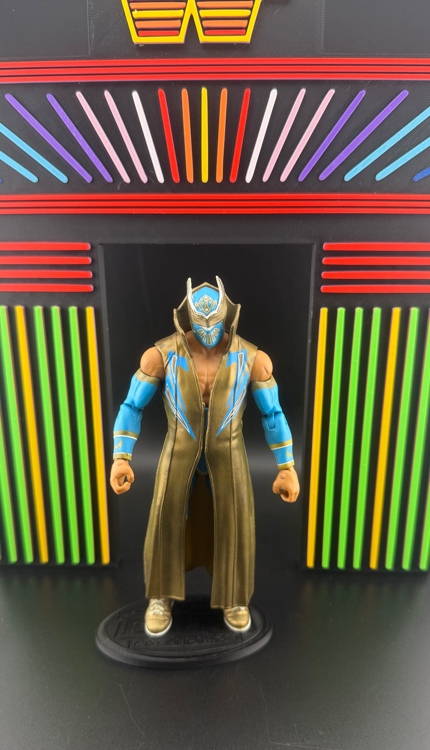 WWE Elite(Loose Figure)- Sin Cara (Blue/Gold) Action Figure