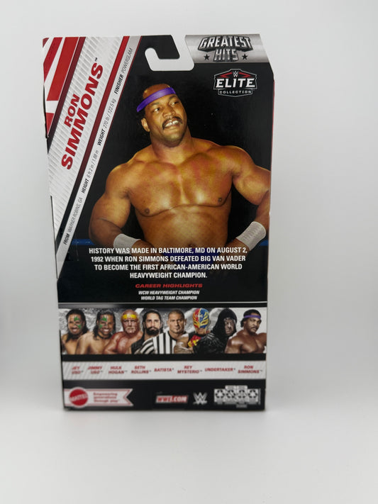 WWE Elite- Greatest Hits Ron Simmons Action Figure