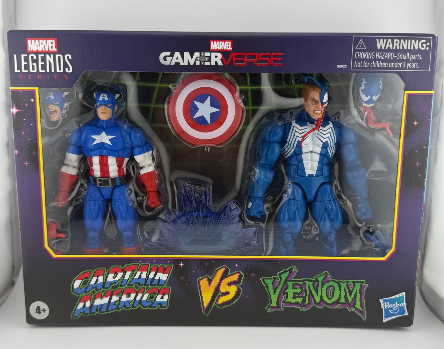 Marvel Legends Series Gamerverse Captain America vs. Venom 6-Inch Action Figures