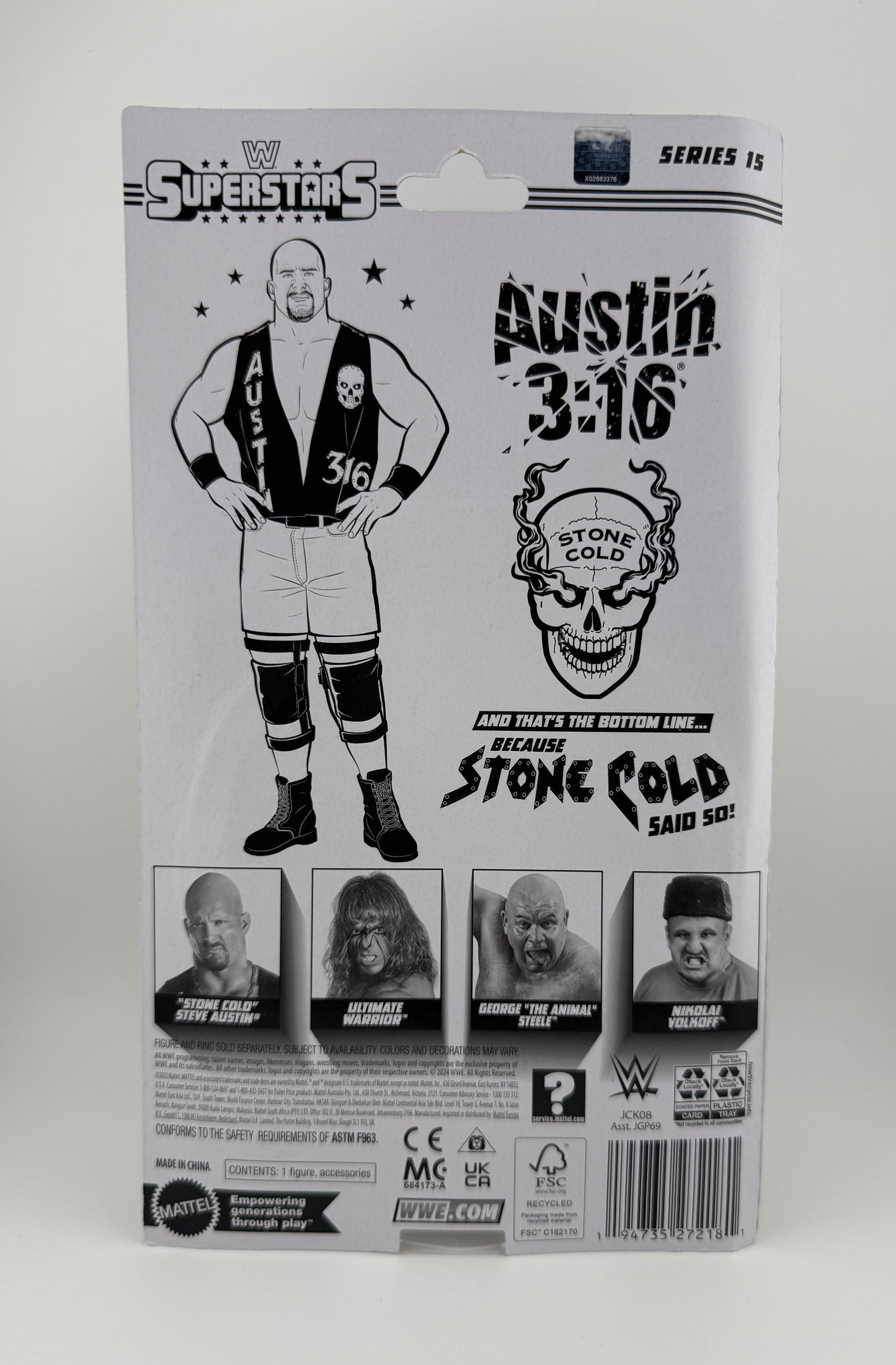 WWE Superstars- Stone Cold Steve Austin Action Figure