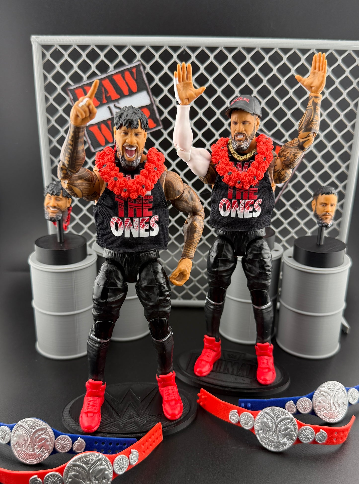 WWE Ultimate(Loose Figure)- The Usos (Bloodline) Action Figure