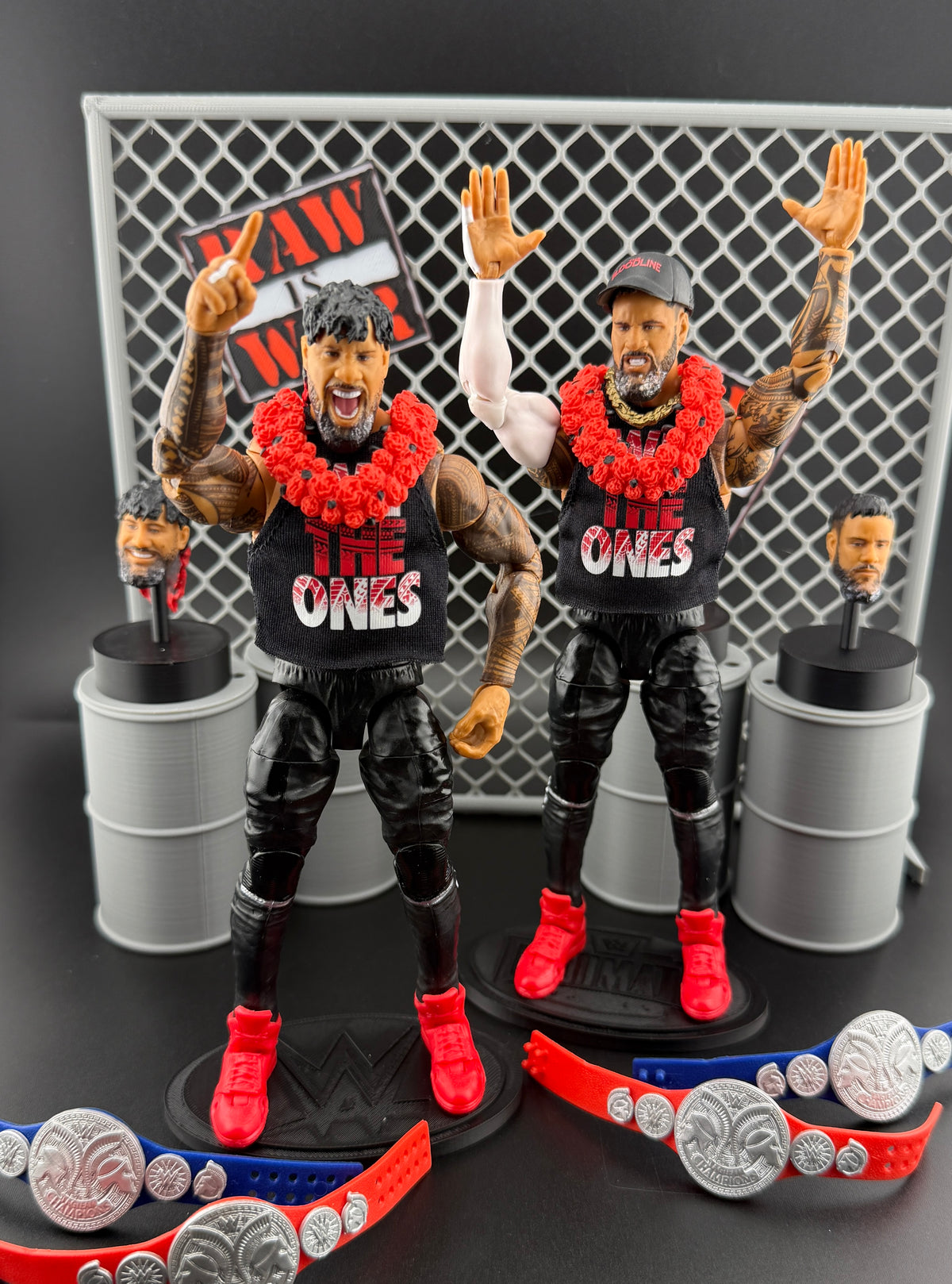 WWE Ultimate(Loose Figure)- The Usos (Bloodline) Action Figure