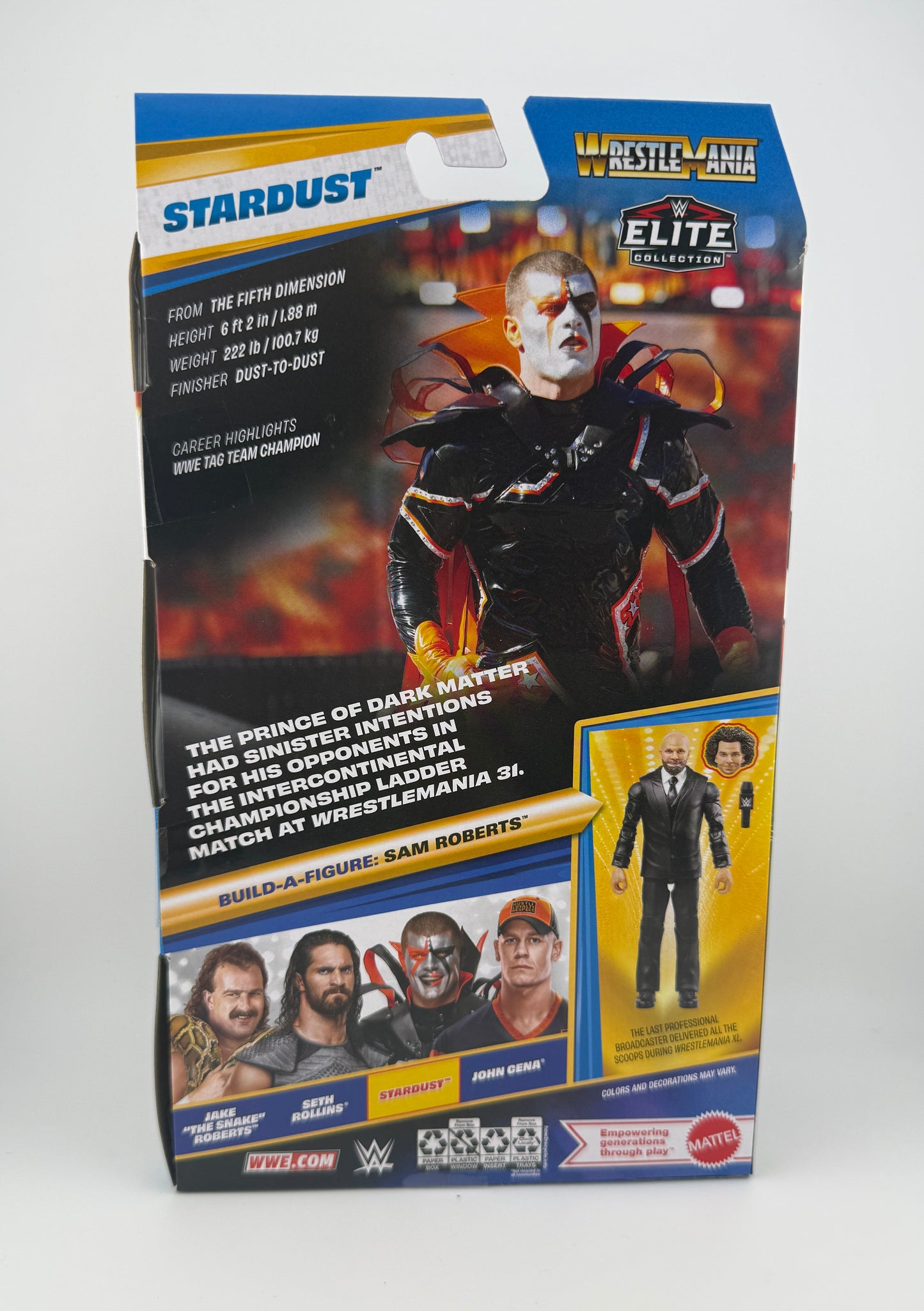 WWE Elite- Wrestlemania Series Stardust Action Figure