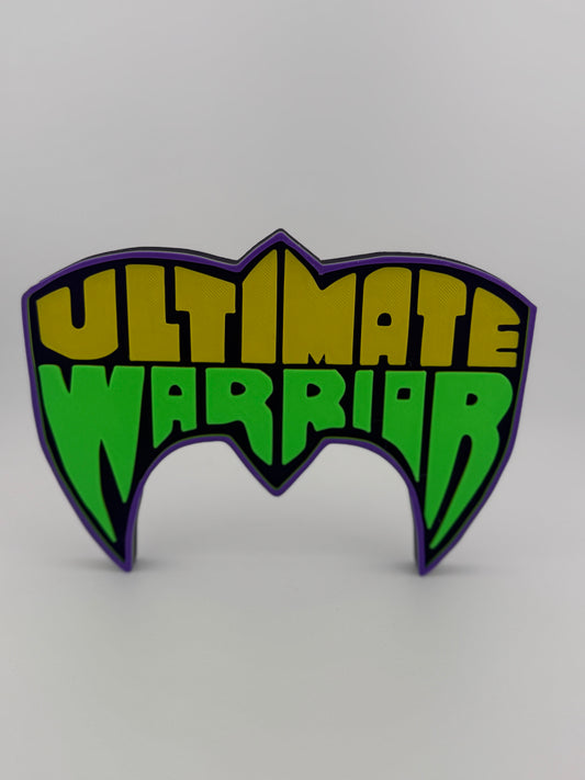 3D Print- Ultimate Warrior Logo