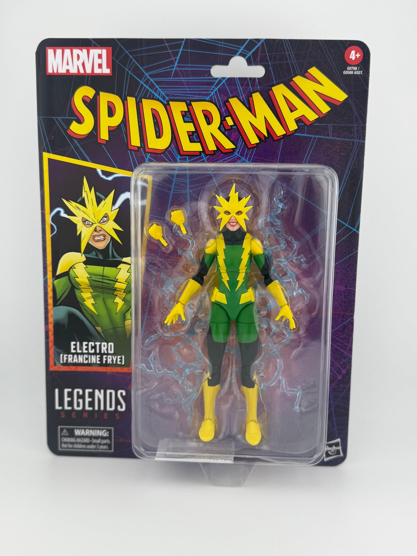 Spider-Man Marvel Legends Electro (Francine Frye) 6-Inch Action Figure