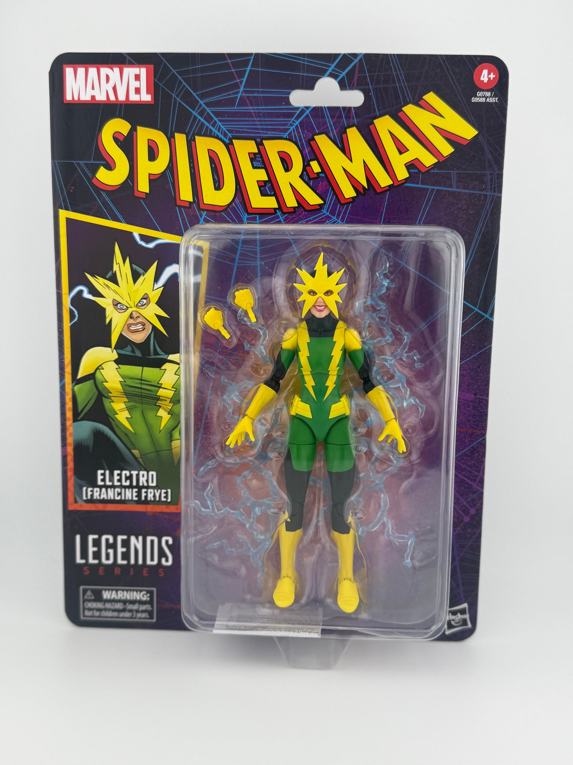 Spider-Man Marvel Legends Electro (Francine Frye) 6-Inch Action Figure