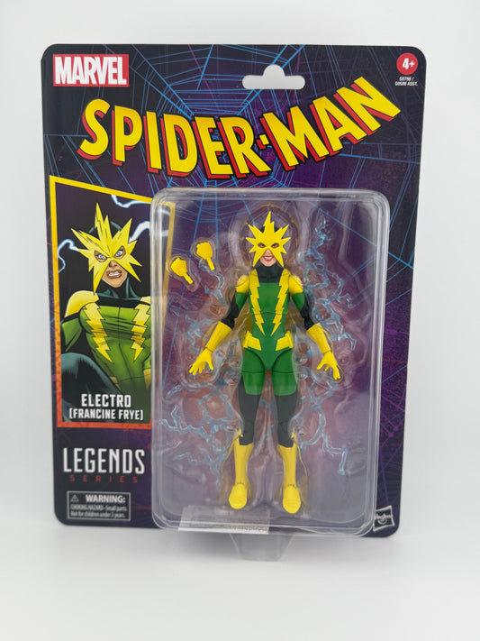 Spider-Man Marvel Legends Electro (Francine Frye) 6-Inch Action Figure