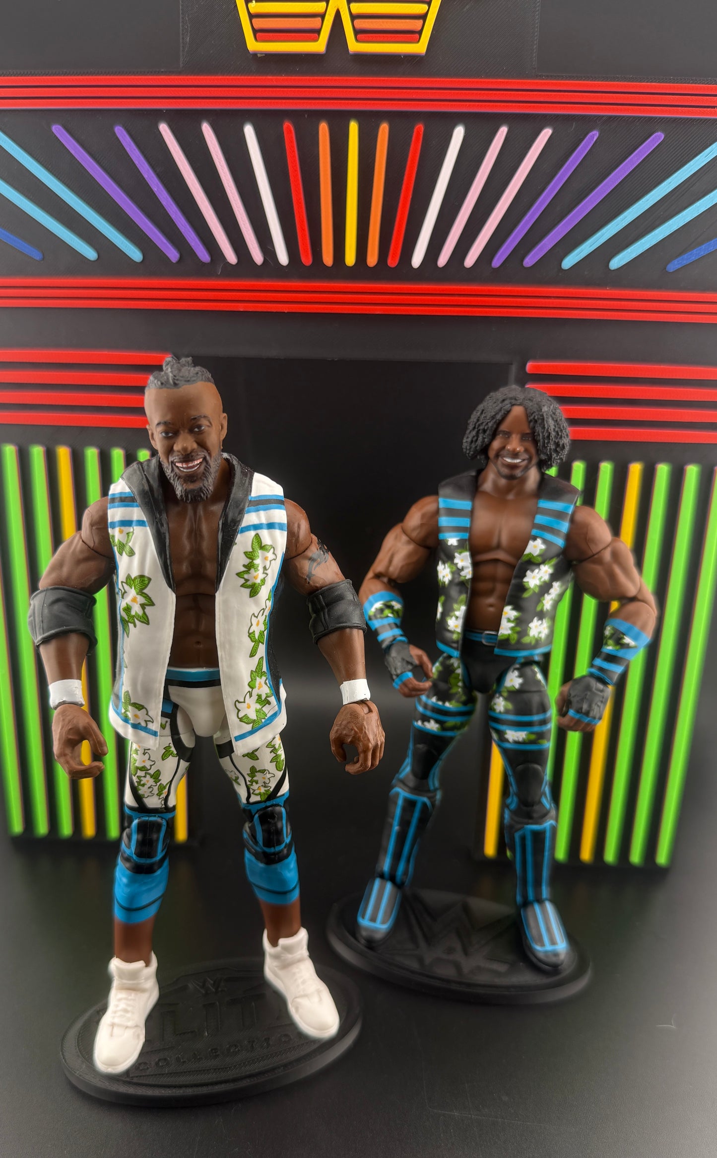 WWE Elite(Loose Figure)- New Day (Kofi & Xavier) Action Figures