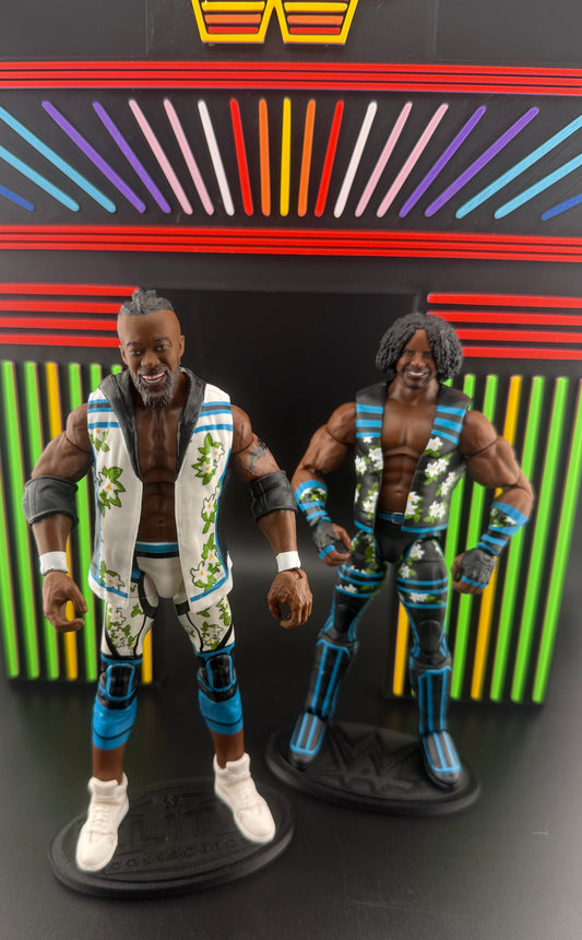 WWE Elite(Loose Figure)- New Day (Kofi & Xavier) Action Figures