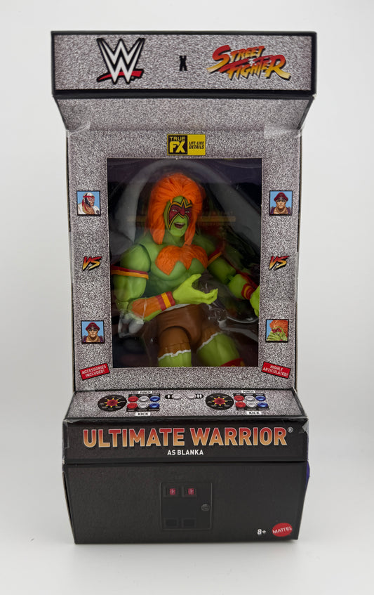 WWE Elite- Street Fighter x WWE Series Ultimate Warrior Action Figure