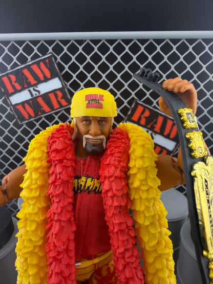 WWE Ultimate(Loose Figure)- “Hollywood” Hulk Hogan Action Figure (Red/Yellow)